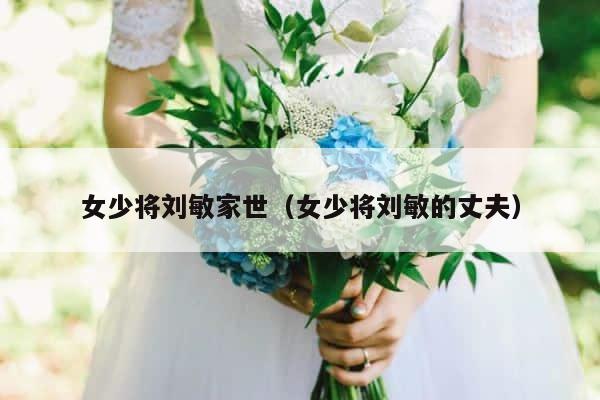 女少将刘敏家世（女少将刘敏的丈夫） 第1张
