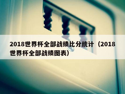 2018世界杯全部战绩比分统计（2018世界杯全部战绩图表） 第1张