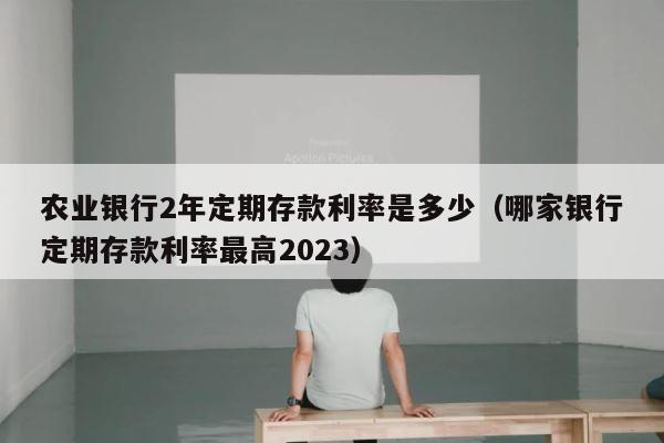 农业银行2年定期存款利率是多少（哪家银行定期存款利率最高2023） 第1张