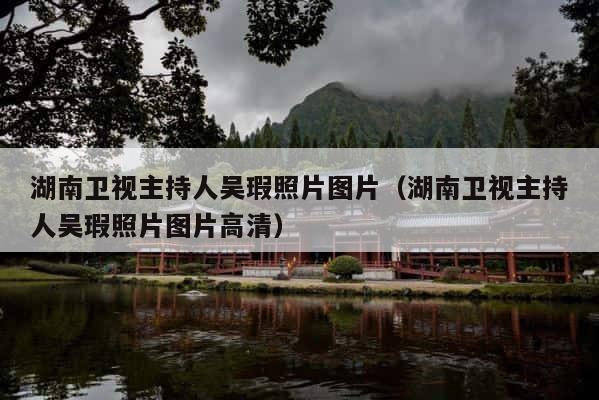 湖南卫视主持人吴瑕照片图片（湖南卫视主持人吴瑕照片图片高清） 第1张