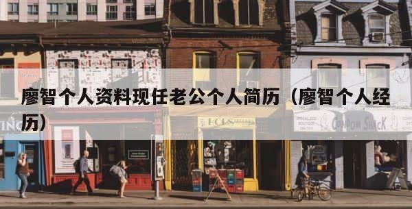 廖智个人资料现任老公个人简历（廖智个人经历） 第1张