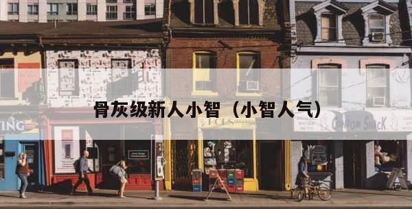 骨灰级新人小智（小智人气） 第1张