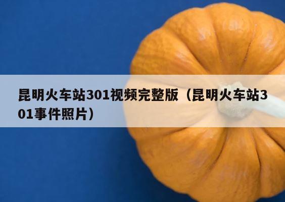 昆明火车站301视频完整版（昆明火车站301事件照片） 第1张