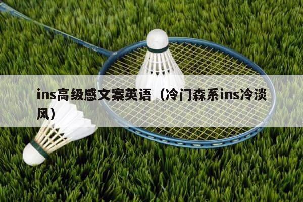 ins高级感文案英语（冷门森系ins冷淡风） 第1张