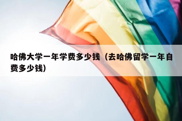 哈佛大学一年学费多少钱（去哈佛留学一年自费多少钱） 第1张