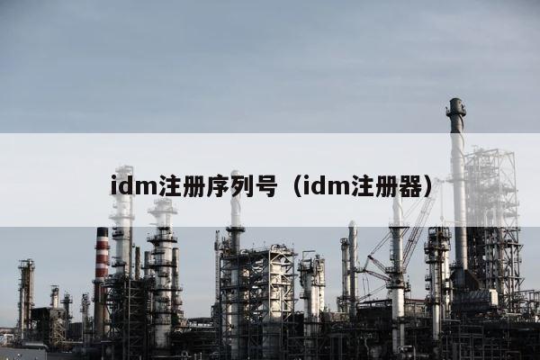 idm注册序列号（idm注册器） 第1张