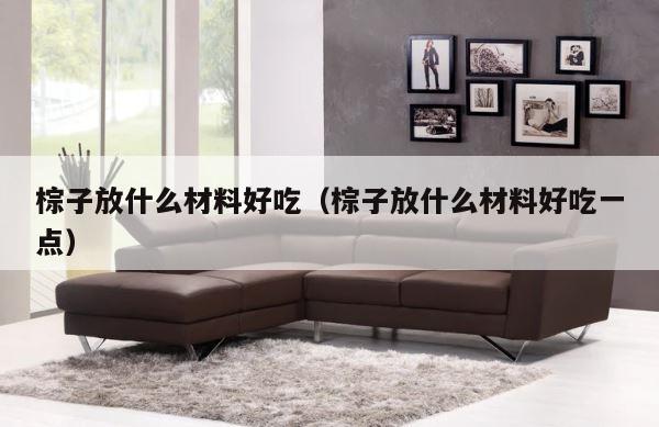 棕子放什么材料好吃（棕子放什么材料好吃一点） 第1张