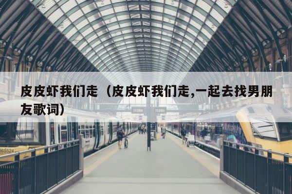 皮皮虾我们走（皮皮虾我们走,一起去找男朋友歌词） 第1张