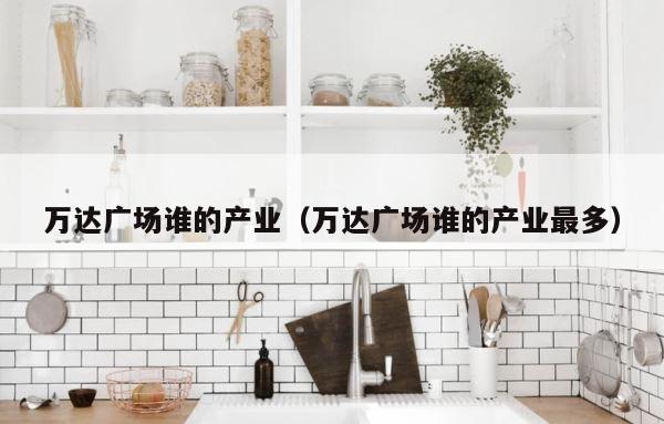 万达广场谁的产业（万达广场谁的产业最多） 第1张