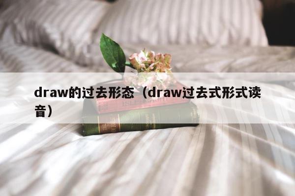 draw的过去形态（draw过去式形式读音） 第1张