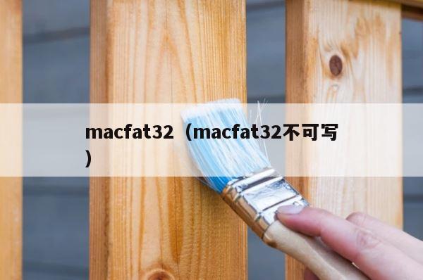 macfat32（macfat32不可写） 第1张