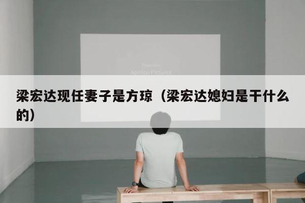 梁宏达现任妻子是方琼（梁宏达媳妇是干什么的） 第1张