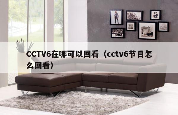 CCTV6在哪可以回看（cctv6节目怎么回看） 第1张