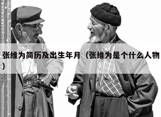 张维为简历及出生年月（张维为是个什么人物） 第1张