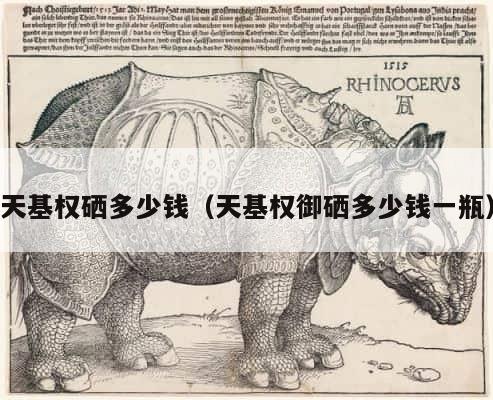 天基权硒多少钱（天基权御硒多少钱一瓶） 第1张