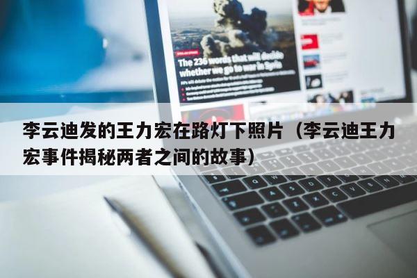 李云迪发的王力宏在路灯下照片（李云迪王力宏事件揭秘两者之间的故事） 第1张