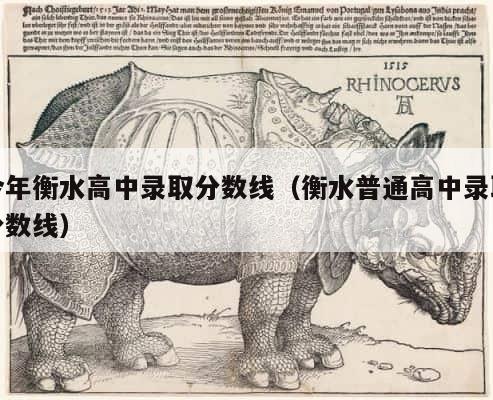 今年衡水高中录取分数线（衡水普通高中录取分数线） 第1张