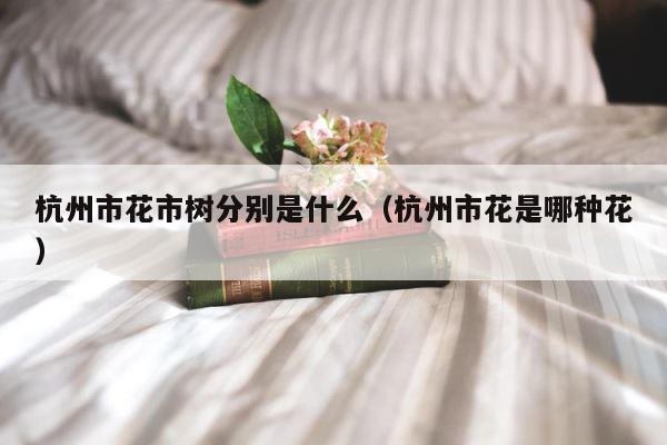 杭州市花市树分别是什么（杭州市花是哪种花） 第1张