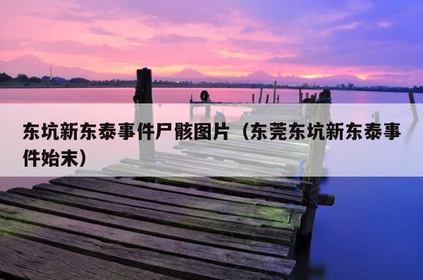 东坑新东泰事件尸骸图片（东莞东坑新东泰事件始末） 第1张