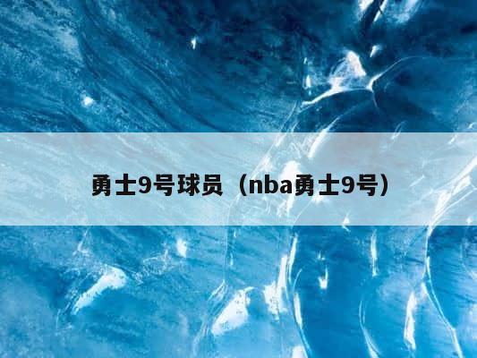 勇士9号球员（nba勇士9号） 第1张