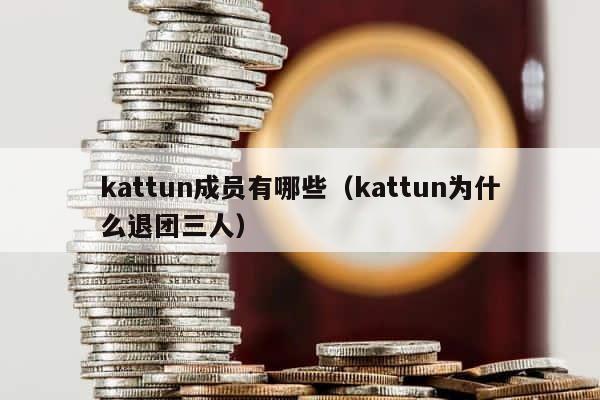 kattun成员有哪些（kattun为什么退团三人） 第1张