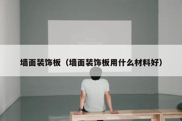 墙面装饰板（墙面装饰板用什么材料好） 第1张