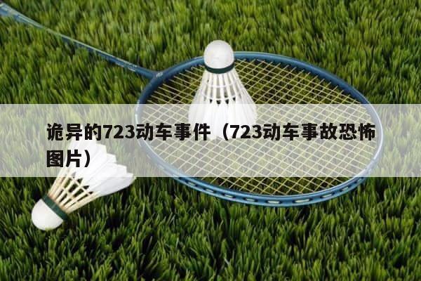 诡异的723动车事件（723动车事故恐怖图片） 第1张