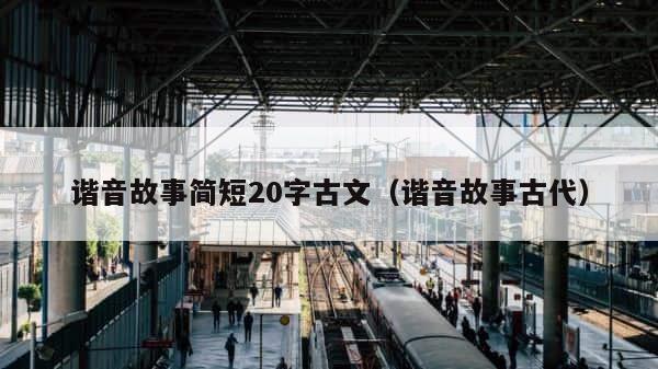 谐音故事简短20字古文（谐音故事古代） 第1张