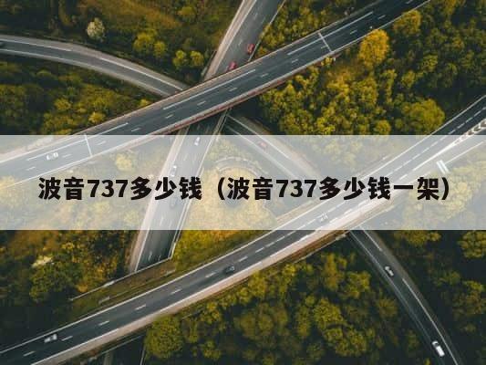 波音737多少钱（波音737多少钱一架） 第1张