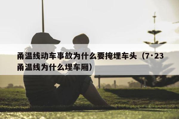 甬温线动车事故为什么要掩埋车头（7·23甬温线为什么埋车厢） 第1张