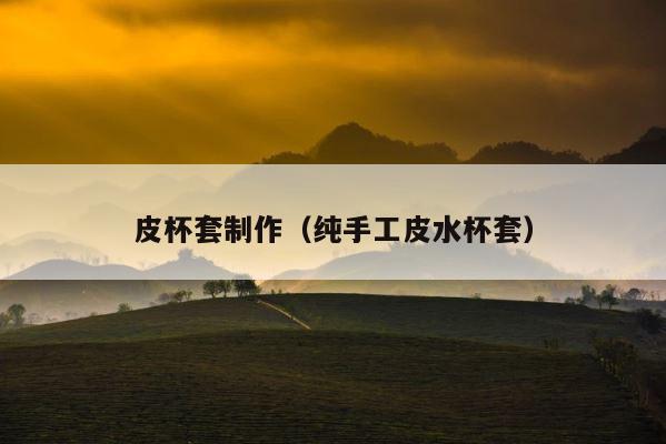 皮杯套制作（纯手工皮水杯套） 第1张