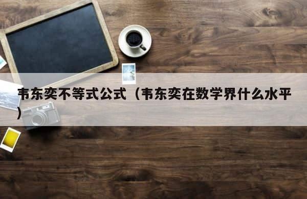 韦东奕不等式公式（韦东奕在数学界什么水平） 第1张
