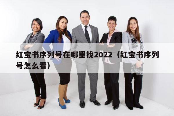 红宝书序列号在哪里找2022（红宝书序列号怎么看） 第1张