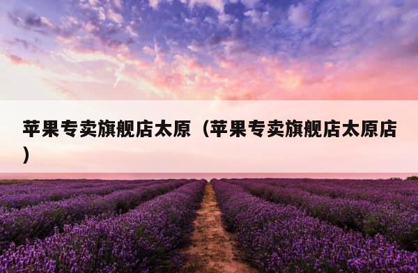 苹果专卖旗舰店太原（苹果专卖旗舰店太原店） 第1张