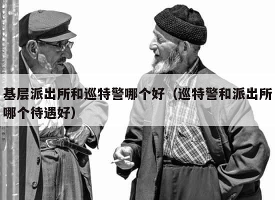 基层派出所和巡特警哪个好（巡特警和派出所哪个待遇好） 第1张