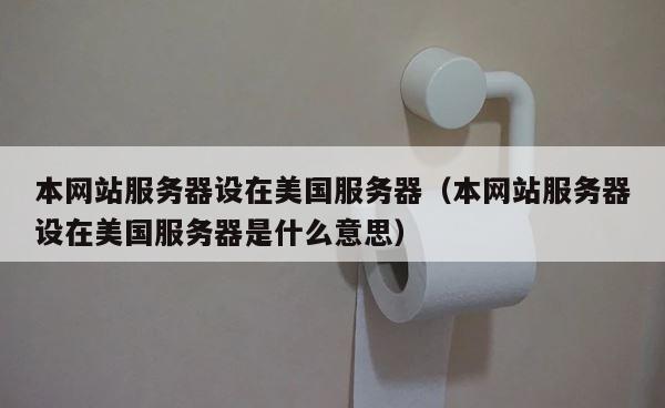 本网站服务器设在美国服务器（本网站服务器设在美国服务器是什么意思） 第1张