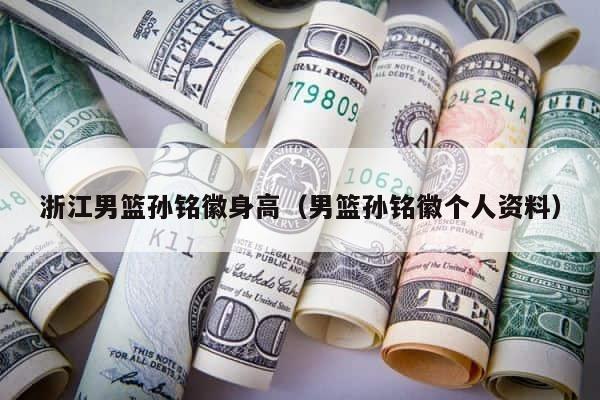 浙江男篮孙铭徽身高（男篮孙铭徽个人资料） 第1张