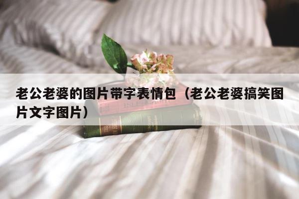 老公老婆的图片带字表情包（老公老婆搞笑图片文字图片） 第1张