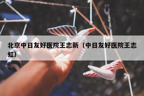 北京中日友好医院王志新（中日友好医院王志虹） 第1张