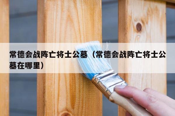 常德会战阵亡将士公墓（常德会战阵亡将士公墓在哪里） 第1张
