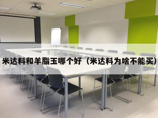 米达料和羊脂玉哪个好（米达料为啥不能买） 第1张