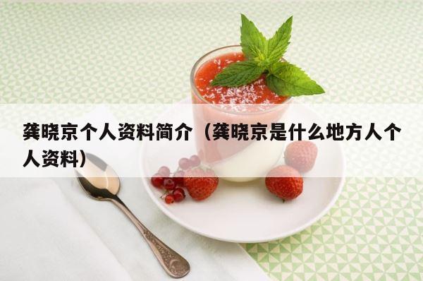 龚晓京个人资料简介（龚晓京是什么地方人个人资料） 第1张