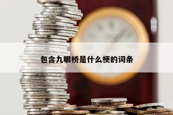 包含九眼桥是什么梗的词条 第1张