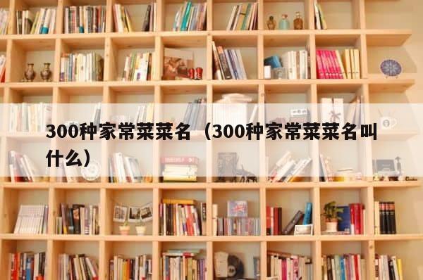 300种家常菜菜名（300种家常菜菜名叫什么） 第1张