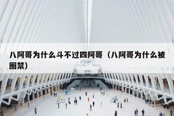 八阿哥为什么斗不过四阿哥（八阿哥为什么被圈禁） 第1张