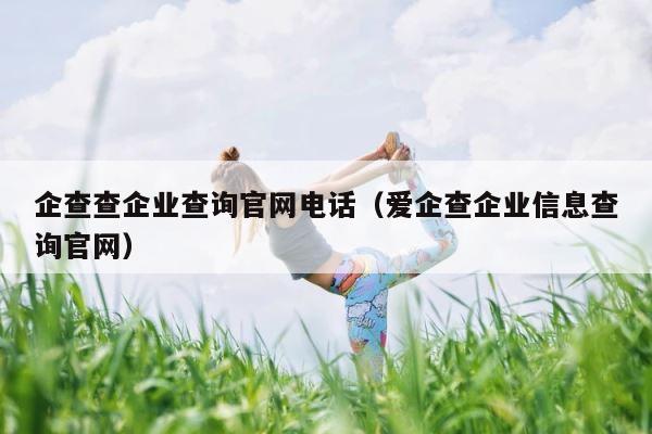 企查查企业查询官网电话（爱企查企业信息查询官网） 第1张
