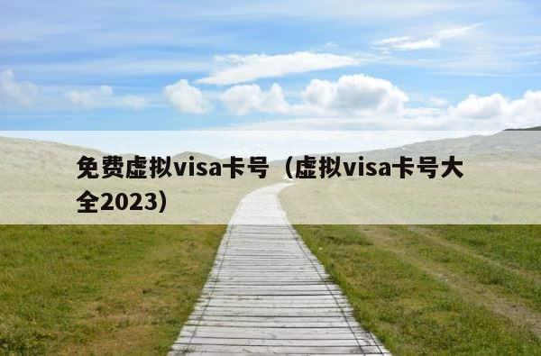 免费虚拟visa卡号（虚拟visa卡号大全2023） 第1张