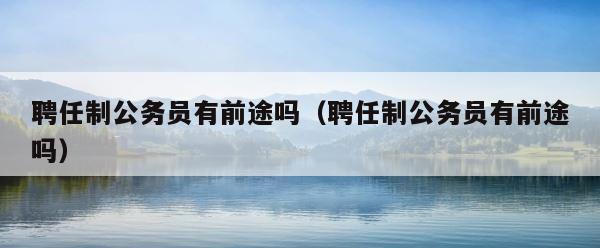 聘任制公务员有前途吗（聘任制公务员有前途吗） 第1张