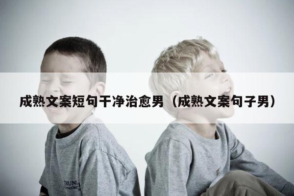 成熟文案短句干净治愈男（成熟文案句子男） 第1张