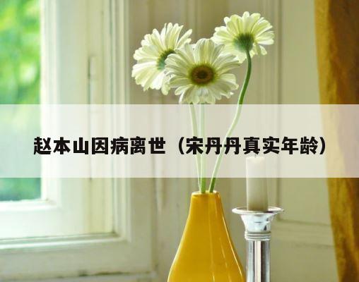 赵本山因病离世（宋丹丹真实年龄） 第1张